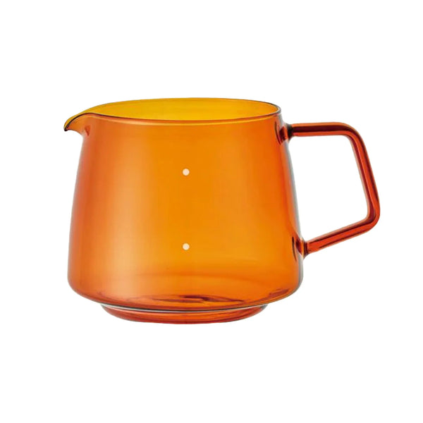 GLASS JUG SEPIA AMBER 600ML - KINTO